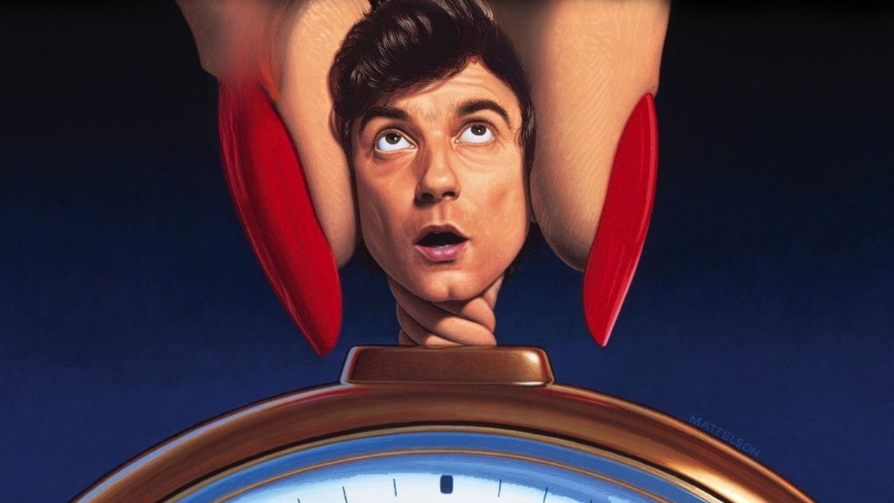 poster art of two fingers holding Griffin Dunne